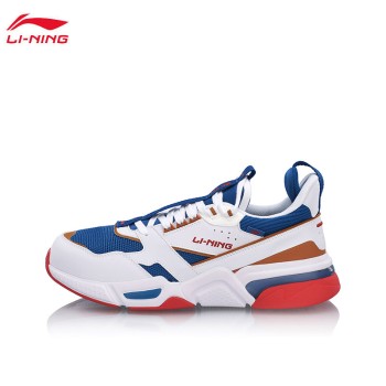 Lining 李宁 001启程男子一体织透气经典休闲鞋AGCP021