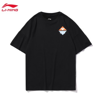Lining 李宁 李宁CF年轻态度男女同款短袖文化衫AHSQ352
