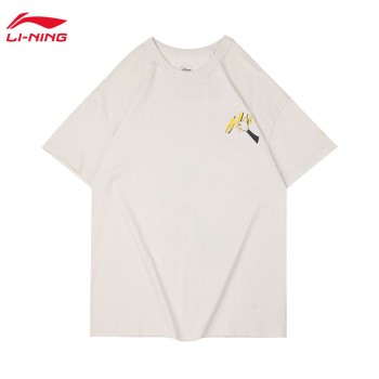 Lining 李宁 迪士尼联名系列女子宽松短袖文化衫AHSQ274