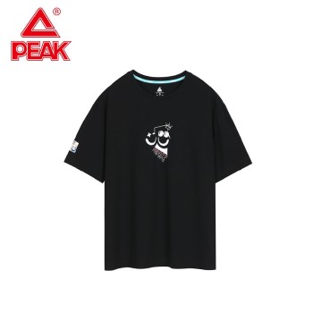PEAK 匹克 态极2.0乐活系列女子趣致笑脸冰感圆领短袖T恤 DF602332