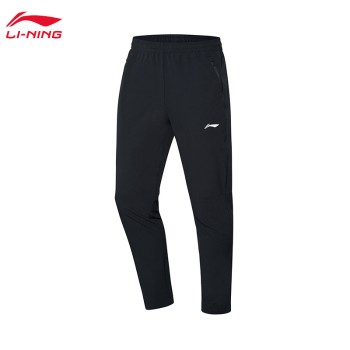 Lining 李宁 训练系列男子平口运动长裤AYKQ003