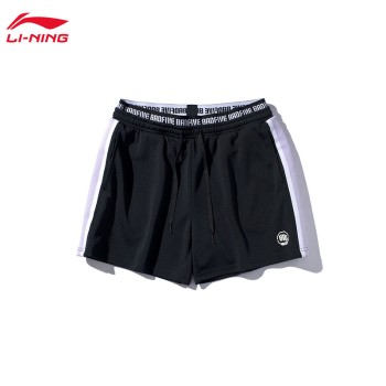 Lining 李宁 BAD FIVE篮球系列女子宽松短卫裤AKSP042