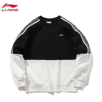 Lining 李宁 运动时尚系列女子宽松套头卫衣AWDP718