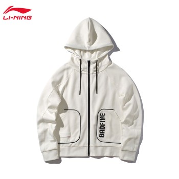 Lining 李宁 BADFIVE篮球系列女子开衫连帽卫衣AWDP326