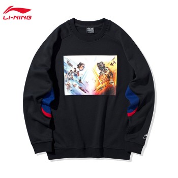 Lining 李宁 星球大战联名系列宽松套头卫衣AWDQ236