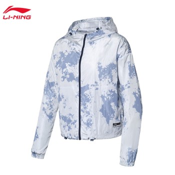 Lining 李宁 训练系列女子宽松运动风衣AFDQ116