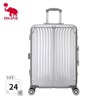 oiwas 爱华仕 商务旅行飞机轮铝框拉杆行李箱24寸 6310-24