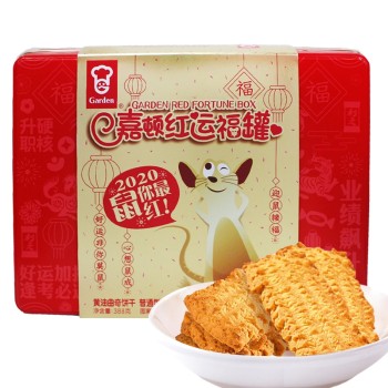 【积分】嘉顿红运福罐饼干