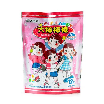 不二家果味乳酸大棒棒糖