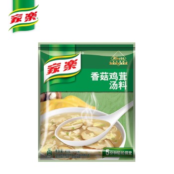 家乐香菇鸡蓉汤