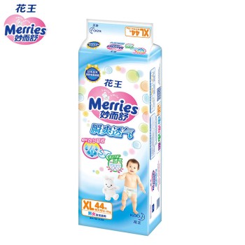 【积分】花王妙而舒瞬爽透气腰贴式婴儿纸尿裤特大号XL