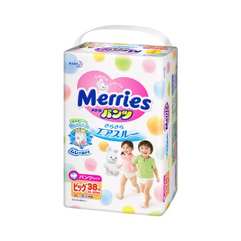 日本花王妙而舒婴儿学步裤加大号（XL）