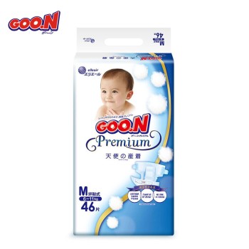 GOO.N大王婴幼儿用纸尿裤天使系列中号M[MYYH]