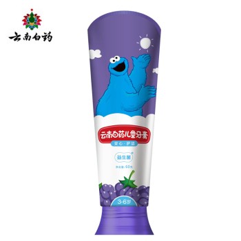 云南白药益生菌儿童牙膏葡萄香型[MYYH]