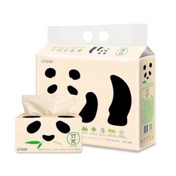 【积分】心相印竹π三层塑装纸面巾