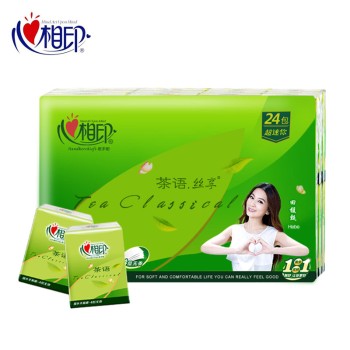 心相印茶语丝享系列四层纸手帕