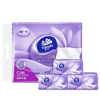 维达立体美软抽小码3层V2885A