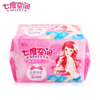 安尔乐七度空间棉柔日用卫生巾