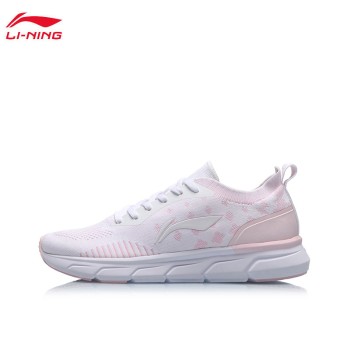 Lining 李宁 女子一体织透气包裹减震跑鞋ARHP138