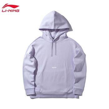 Lining 李宁 BADFIVE篮球系列女子宽松套头连帽卫衣AWDP354