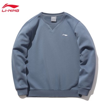 Lining 李宁 运动时尚系列男子加绒套头卫衣AWDPD19