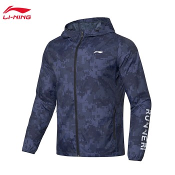 Lining 李宁 跑步系列男子抗紫外线运动风衣AFDP235