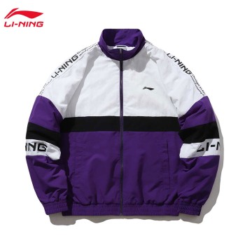 Lining 李宁 运动时尚系列男女同款宽松运动风衣AFDP282