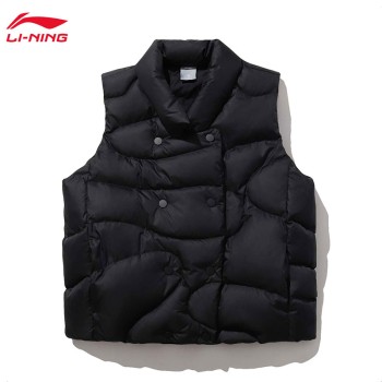 Lining 李宁 运动时尚系列女子90%白鸭绒保暖羽绒马甲AMRP022