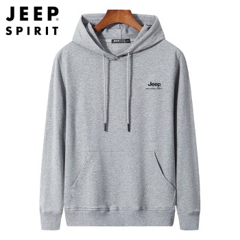 JEEP SPIRIT 男士休闲连套头帽卫衣 19MB783HD6546