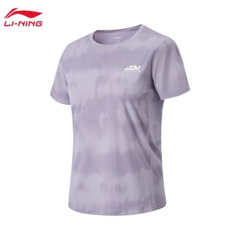 Lining 李宁 女子反光速干凉爽短袖T恤ATSW580