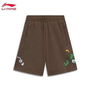 Lining 李宁 运动时尚系列女子宽松短卫裤AKST664