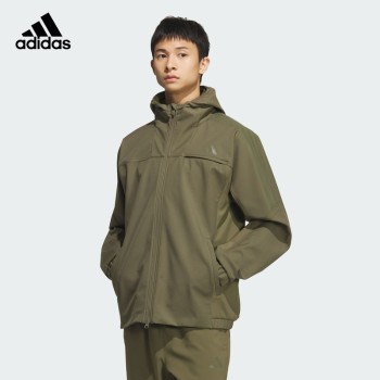 ADIDAS 阿迪达斯 男子 轻运动 BONDED WIND JACKET 运动休闲连帽夹克外套 KA1305/KA1307/KG5179