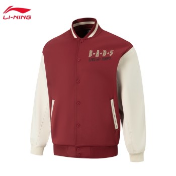 Lining 李宁 反伍BADFIVE男子加绒保暖宽松针织夹克AJDW001