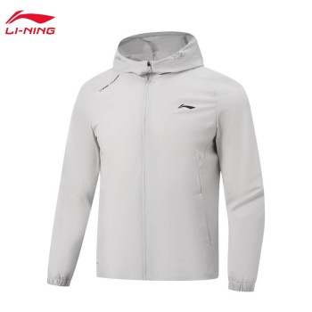 Lining 李宁 男子防泼水健身系列运动风衣AFDW929