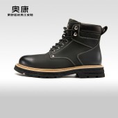 Aokang 奥康 男士系带厚底马丁靴 1233923004