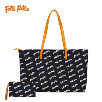 FolliFollie 时尚满版托特包两件套 FF-Y001A