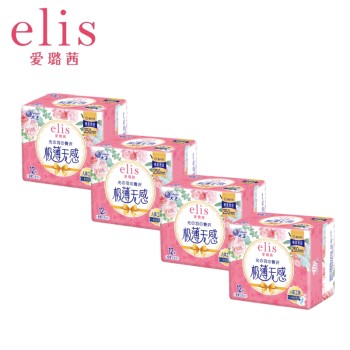 elis爱璐茜 大王日用卫生巾光羽奢适系列极薄棉柔250mm【4包装】