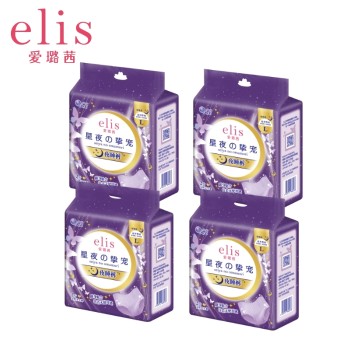 elis大王女性卫生裤星夜挚宠系列超薄棉柔L【4包装】
