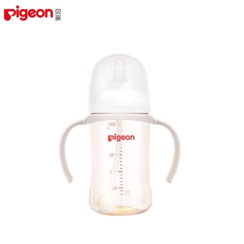 Pigeon 贝亲 自然离乳重力球吸管奶瓶240mL-经典款 (6个月以上)