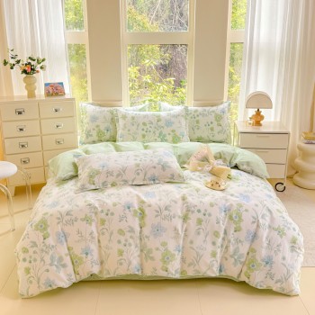 VIPLIFE 精梳全棉床笠四件套礼盒装 1.5床