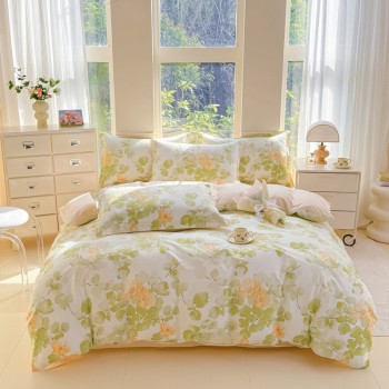 VIPLIFE 精梳全棉床笠四件套礼盒装 1.8床