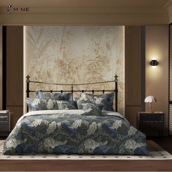 [到店自提]MINE 寐 英国morris&co磨毛四件套(俄坎瑟斯 伦敦雾) 180*210cm