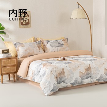 内野 荷畔悠眠床品床单四件套1.8米床 HU-HY04M67