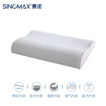 SINOMAX 赛诺 清氧舒颈枕(60*38*10/8.5cm)