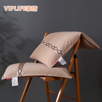 VIPLIFE 棉质中国风刺绣荞麦枕头