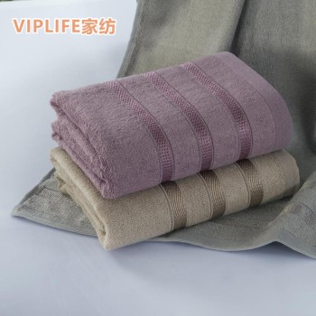 VIPLIFE [墨竹系列]素色竹浆纤维墨竹浴巾70*140cm