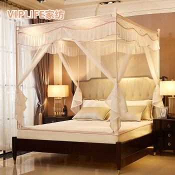 VIPLIFE [芭莎系列]免安装三开门宫廷蚊帐1.2米床