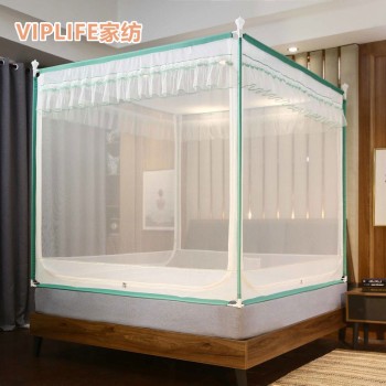 VIPLIFE [夏露系列]免安装三开门宫廷蚊帐1.8米床