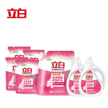 立白 全效馨香洗衣液7件套组合