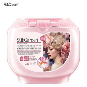 SukGarden 蔬果园 大师调香维多利亚玫瑰精油香氛4D洗衣凝珠 52颗